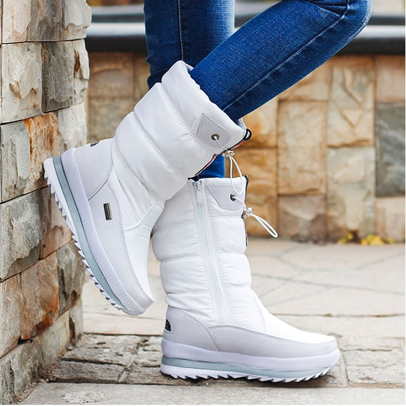 Diana - Botas acolchadas impermeables de invierno para mujer