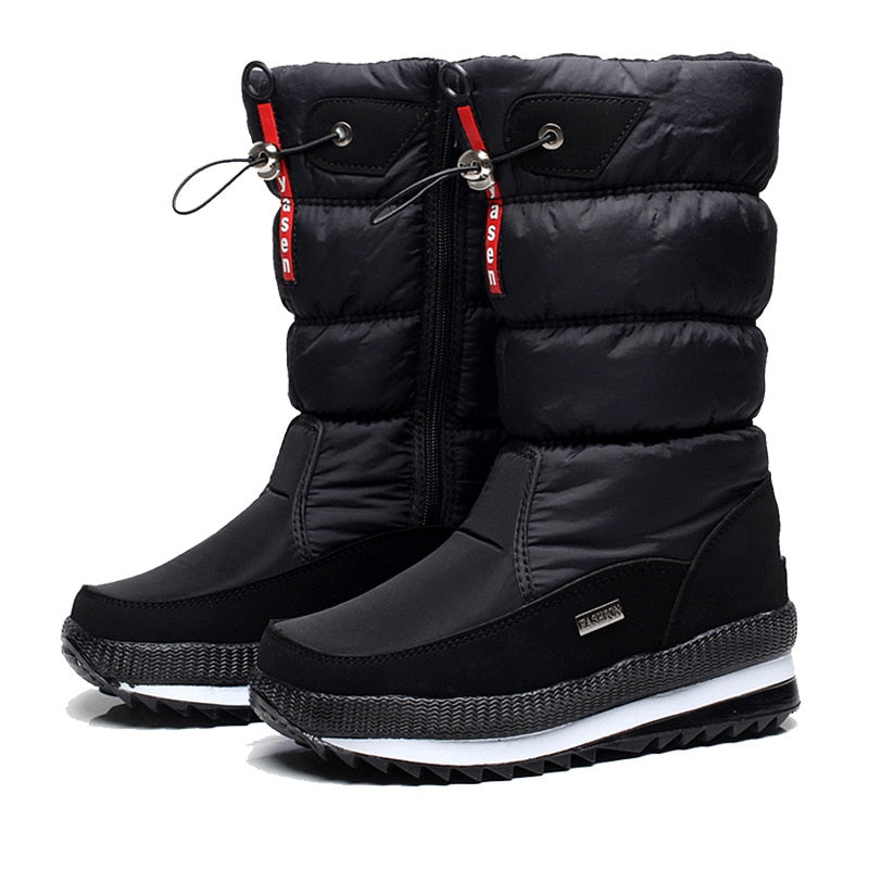Diana - Botas acolchadas impermeables de invierno para mujer
