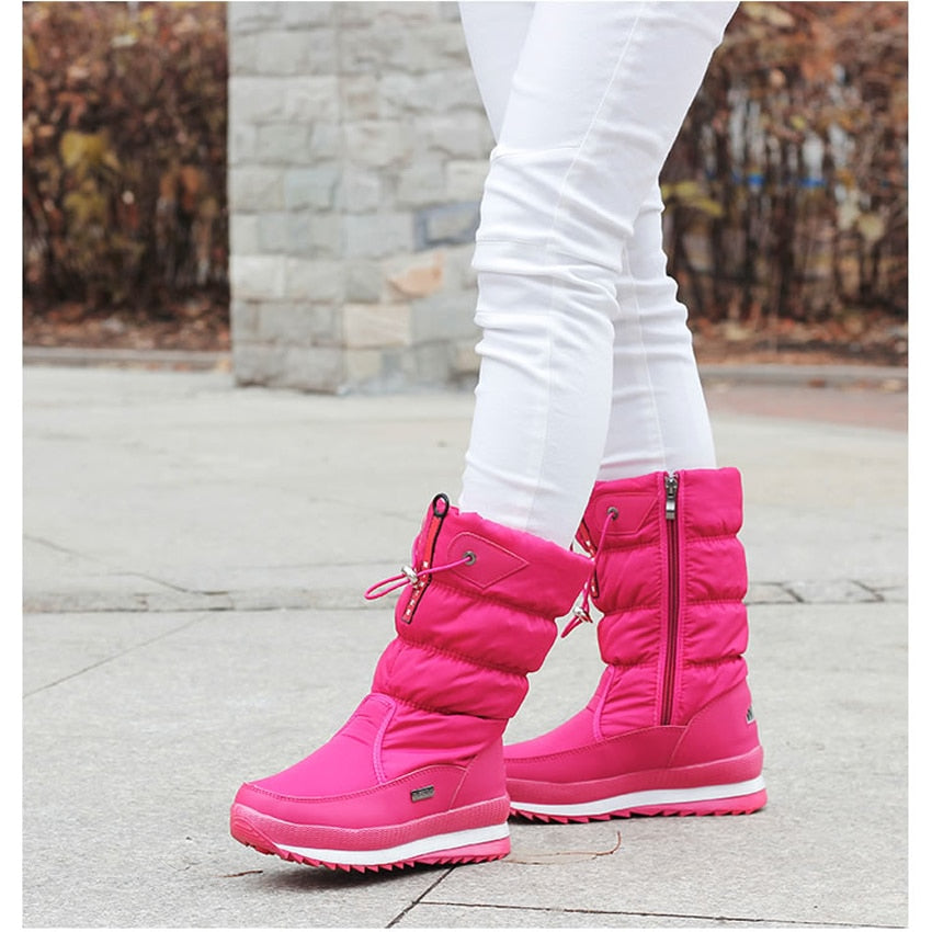 Diana - Botas acolchadas impermeables de invierno para mujer