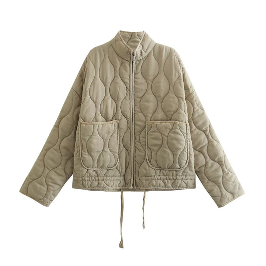 Camila - Women's Padded Jacket with Front Pockets
