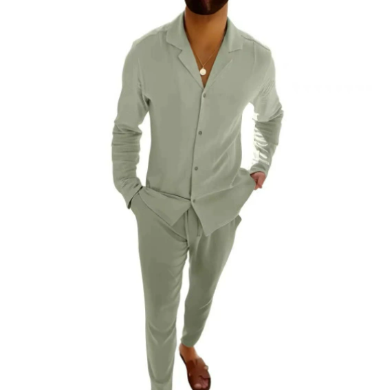 Gael – Conjunto relajado de lino para hombre