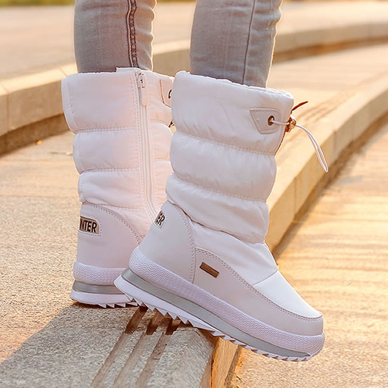 Diana - Botas acolchadas impermeables de invierno para mujer