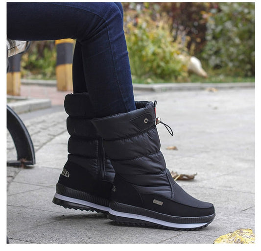 Diana - Botas acolchadas impermeables de invierno para mujer