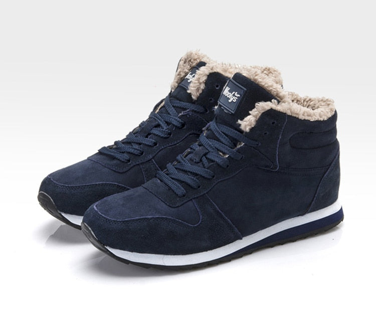 Leo - Zapatillas deportivas de invierno con forro cálido