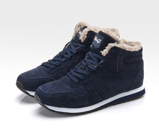 Leo - Zapatillas deportivas de invierno con forro cálido