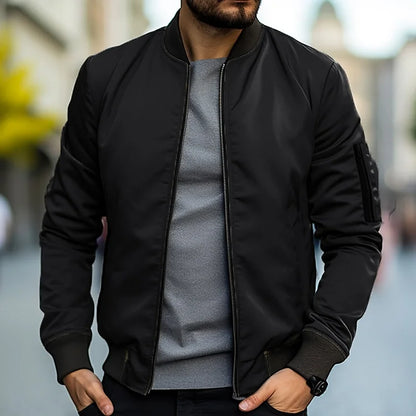 Bruno - Cazadora bomber de hombre con puños elásticos