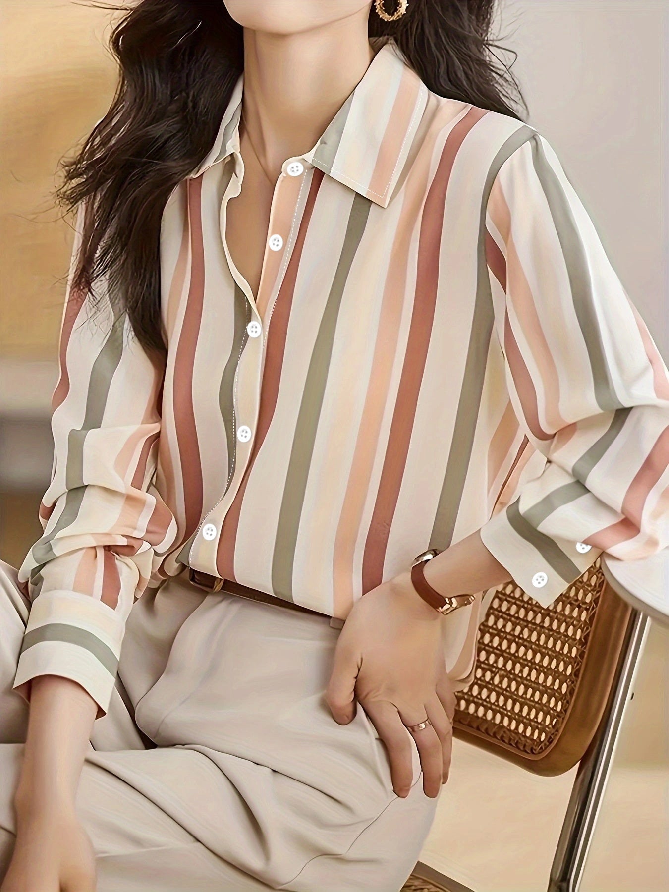 Blusa sin mangas con cuello halter estampado