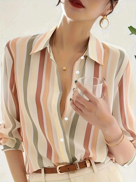 Blusa sin mangas con cuello halter estampado