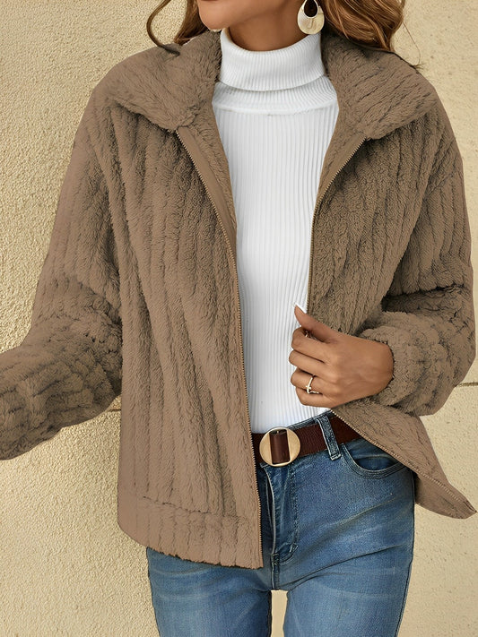 Isabelle - Winter con cuello ancho y cierre frontal