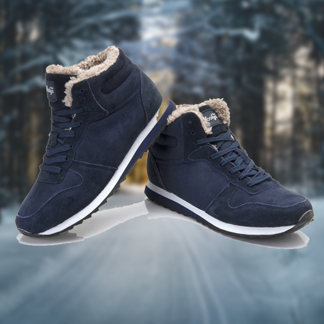 Leo - Zapatillas deportivas de invierno con forro cálido