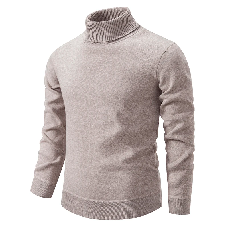 Gabriel - Suéter Algodón de punto para hombre con cuello alto