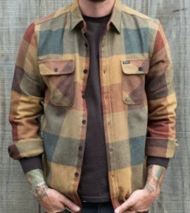 Sobrecamisa de Invierno con Botones y Bolsillos Frontales