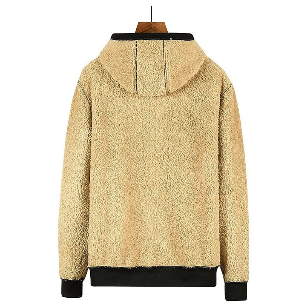 Tomás - Sudadera con cremallera y forro polar para hombre
