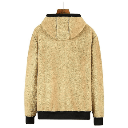 Tomás - Sudadera con cremallera y forro polar para hombre