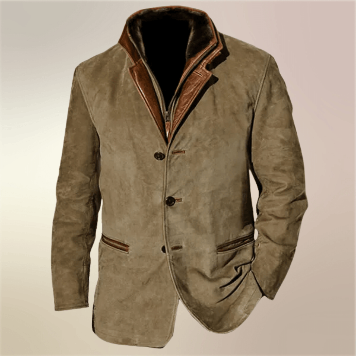 Pontus - Vintage - Jacke für Männer - Blazers - Khaki - Müller Mode